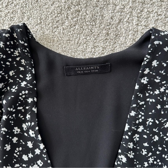 All Saints Floral Blouse US4 - Picture 3 of 6